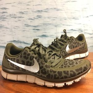 Nike Free 5.0 Leopard Shoes *Super Rare 6.5 *